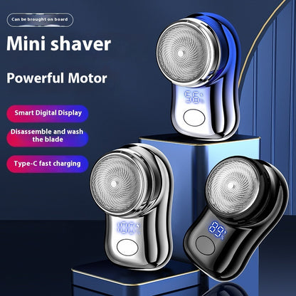 Digital Power Display Mini Electric Shaver