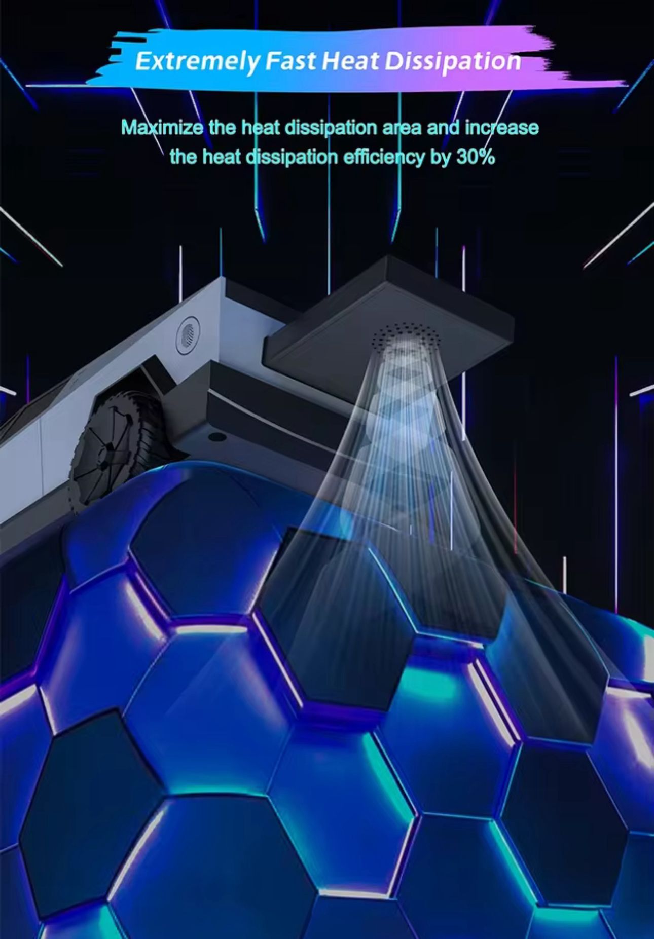 Cybertruck-Inspired 3-in-1 Wireless Charger & Stand for All Cars